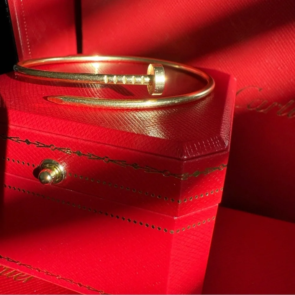 Authentic Cartier Juste un Clou Bracelet (18 K Gold) - Picture 8 of 11